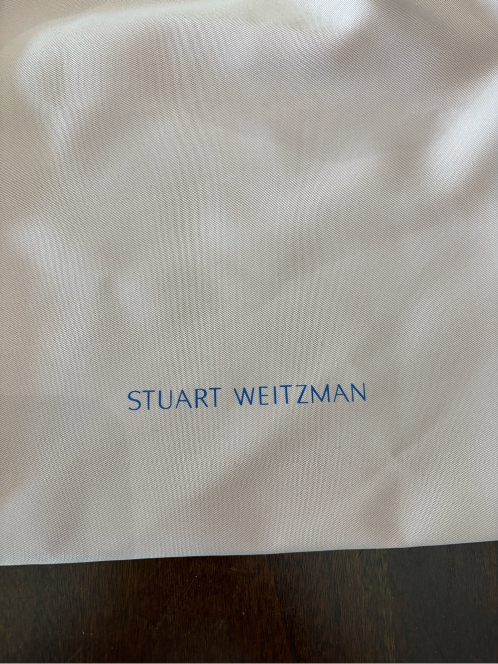 Stuart Weitzman Light Pink Drawstring Dust Bag